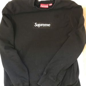 Supreme Black Crewneck